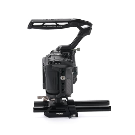 キヤノン EOS R6 V用カメラケージ プロキット (TA-T102-B-B)  [トップ・サイドハンドル/ベースプレート付属]