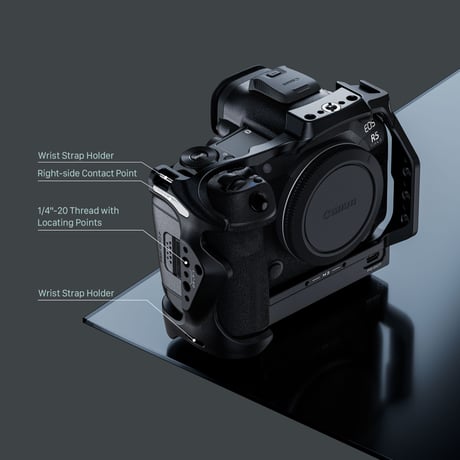 キヤノン EOS R5 Mark II用 クーリングファン付きフルカメラケージ (TA-T68-FCC2-B) Full Camera Cage with Cooling System