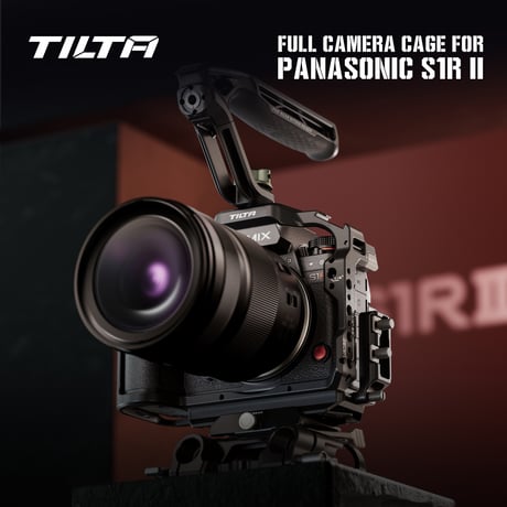パナソニック LUMIX S1RII用カメラケージ ベーシックキット  Camera Cage Base Kit (TA-T80-A-B) S5II/S5IIX/G9II/S1II/S1IIE対応対応
