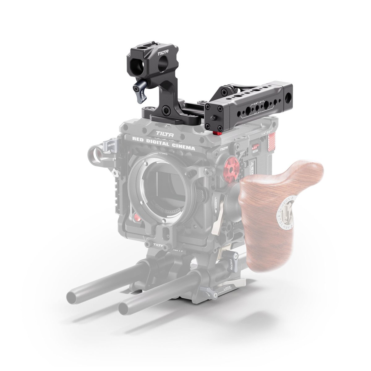 【Of】RED KOMODO 6K トップハンドルセット Foldable Top Handle for RED KOMODO-X – Black (T