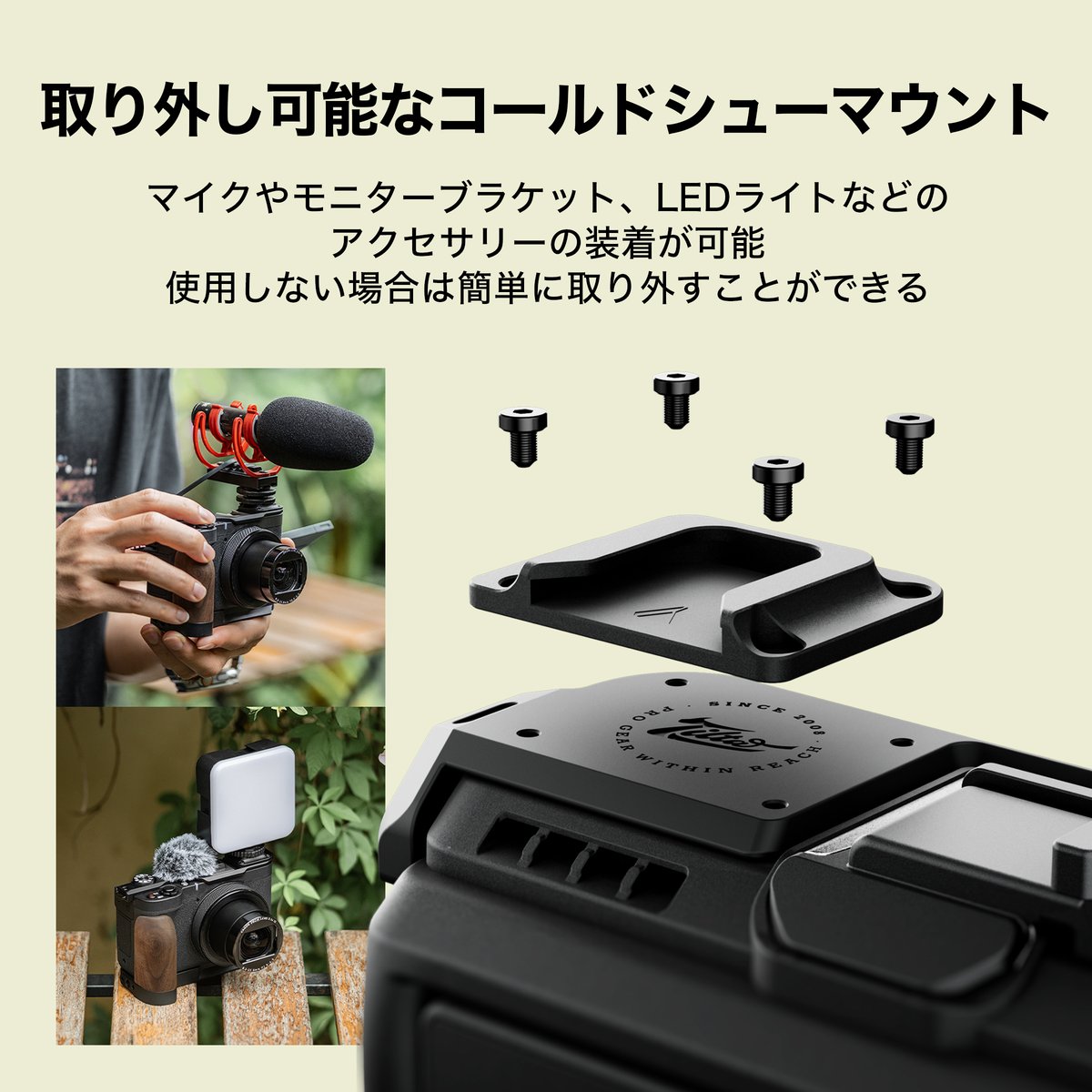 キヤノン PowerShot V1用トッププレートTop Plate for Canon Po