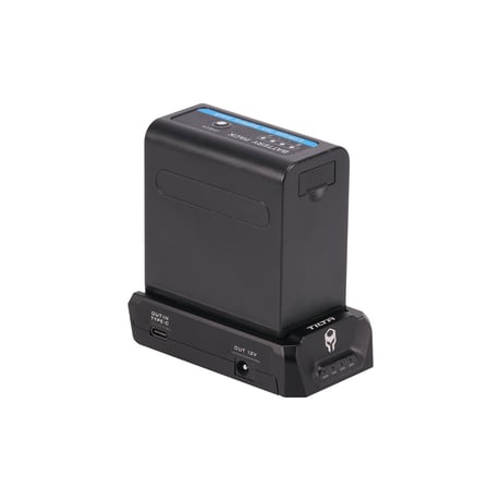 TILTA F970 Battery Plate V2 - Black (TA-BTP2-F970-B) NP-Fシリーズバッテリー用アダプタープレート