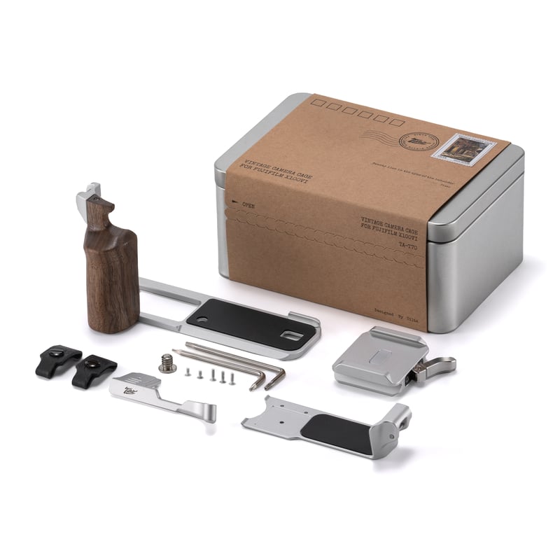 富士フイルム X100VI用カメラケージ トラベルキット Vintage Camera Cag