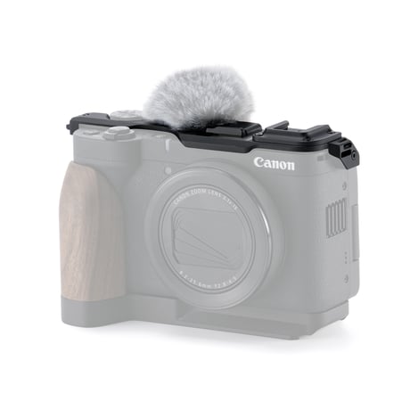 キヤノン PowerShot V1用トッププレートTop Plate for Canon PowerShot V1 (TA-T82-TP-B)