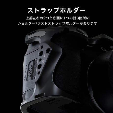 [在庫限り] キヤノン EOS R5 Mark II用フルカメラケージ軽量キット (TA-T68-B-B)