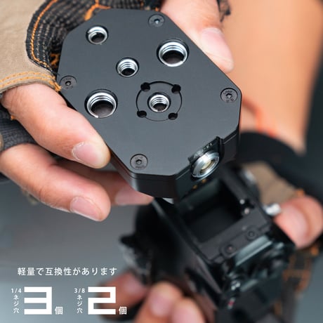 [在庫限り]Power Supply Base Plate for RS 2 (TGA-PBP) DJI RS2/RS3/RS3 Pro/RS4 Pro/RS5対応