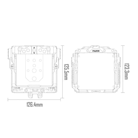 KOMODO-X用フルカメラケージ Full Camera Cage for RED KOMODO-X (TA-T53-FCC-B)