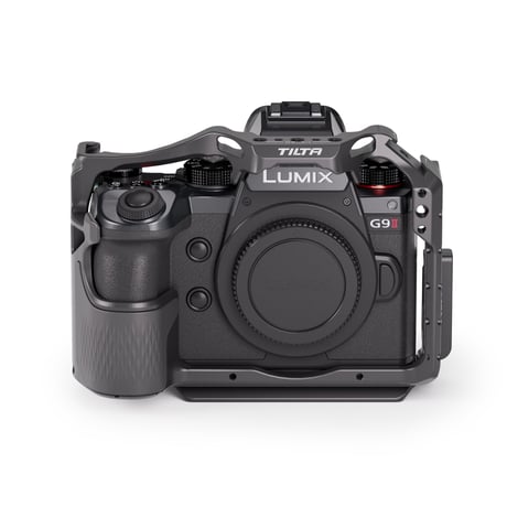 【在庫限り】パナソニック LUMIX G9 PRO II用フルカメラケージ Full Camera Cage for Panasonic G9 II - Black (TA-T63-FCC-B)