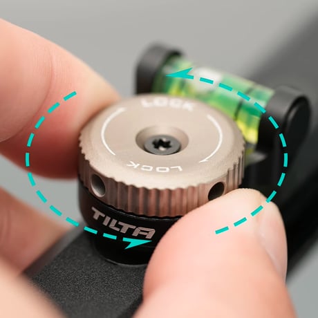 [生産終了] 回転式バブル水準器 Tilta Rotatable Bubble Level (TA-RBL-B)