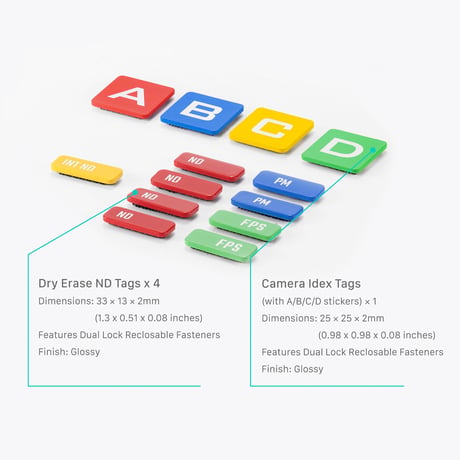 Tilta Filter and Camera Tags Kit (TA-FTK) フィルター/カメラタグキット
