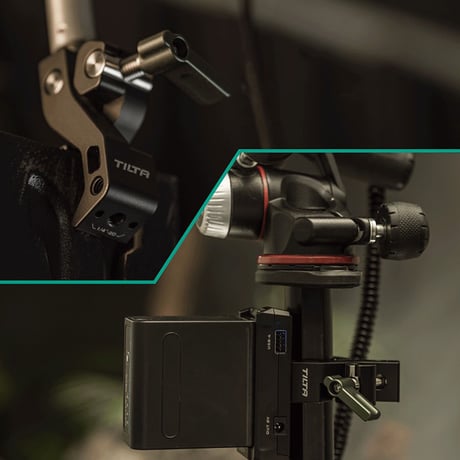 TILTA Accessory Mounting Clamp - Black (TA-AMC-B) マウンティングクランプ スーパークランプ 蟹バサミ