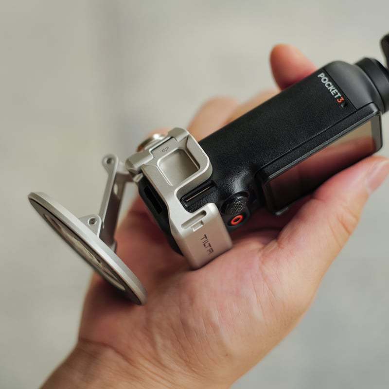 在庫限り]DJI Osmo Pocket 3/4用 マグネティックアクセサリーマウント