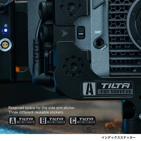 Camera Cage for Sony FX6 Advanced Kit (ES-T20-B) FX6用カメラケージ アドバンスドキット バッテリープレート付