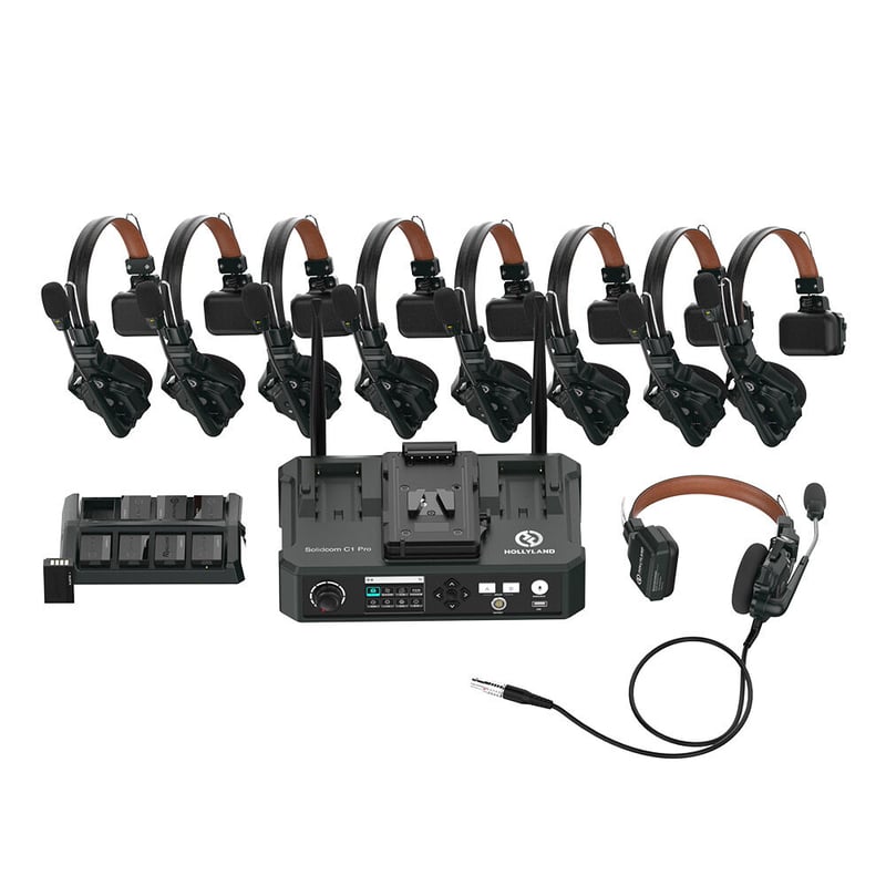 Hollyland Solidcom C1 PRO-HUB8S (8人用/HUBベース/全二重 Hollyland Solidcom C1 PRO-HUB8S (8人用/HUBベース/全二重