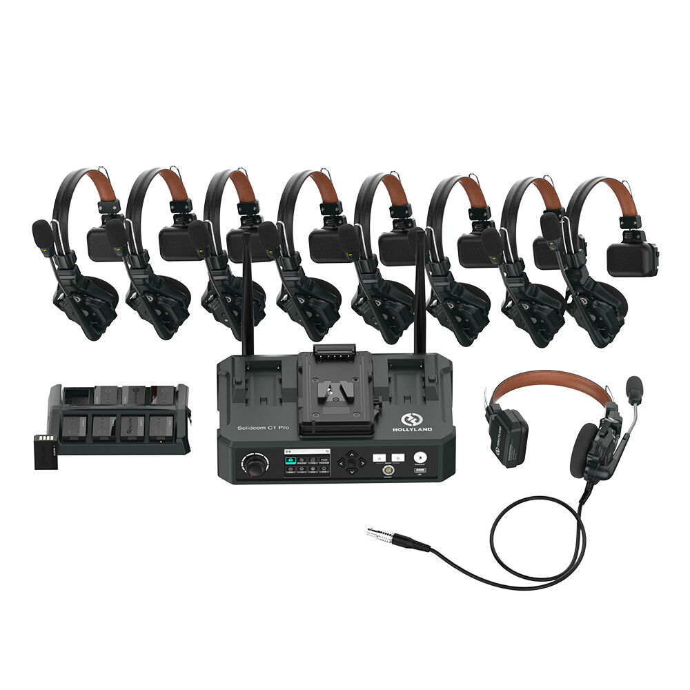 Hollyland Solidcom C1 PRO-HUB8S (8人用/HUBベース/全二重 Hollyland Solidcom C1 PRO-HUB8S (8人用/HUBベース/全二重