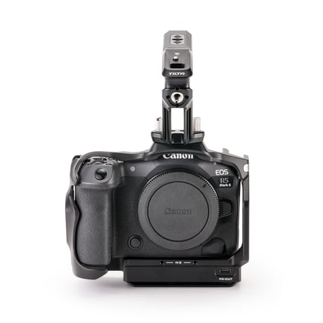 キヤノン EOS R5 Mark II用 クーリングファン付きフルカメラケージ ベーシックキット (TA-T68-A-B) Full Camera Cage with Cooling System