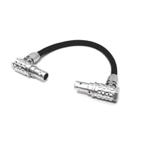 Dual Right Angle 2-Pin Lemo Cable (11cm) (TCB-R2LE-R2LE-11)