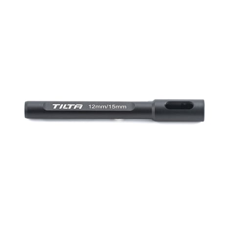 Tilta 15mm to 12mm DJI Rod Adapter (12cm)  - BlacK (TA-15R-12R-B)