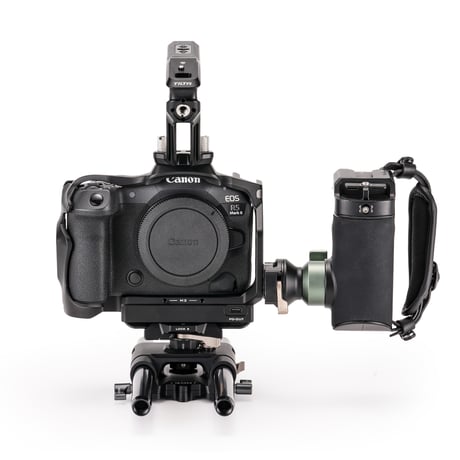 キヤノン EOS R5 Mark II用 クーリングファン付きフルカメラケージ アドバンスキット (TA-T68-C-B) Full Camera Cage with Cooling System