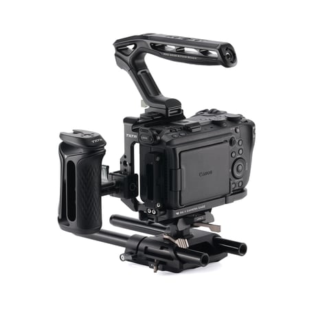 キヤノン EOS R6 V用カメラケージ プロキット (TA-T102-B-B)  [トップ・サイドハンドル/ベースプレート付属]
