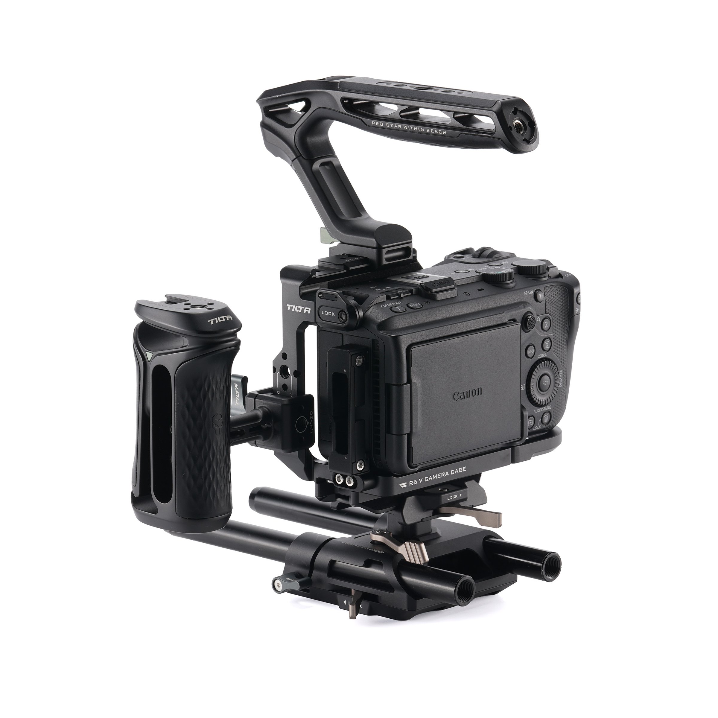 キヤノン EOS R6 V用カメラケージ プロキット (TA-T102-B-B) [トップ・