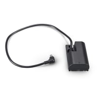 Canon LP-E6 Dummy Battery to  5.5/2.5mm DC Male Cable (DB-LPE6-DCM25)