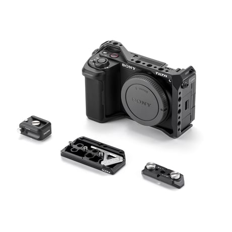 ソニー VLOGCAM ZV-E10 II 用フルカメラケージ (TA-T69-FCC-B) Full Camera Cage for Sony ZV-E10 II