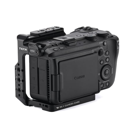 キヤノン EOS R6 V用ハーフカメラケージ (TA-T102-HCC-B)