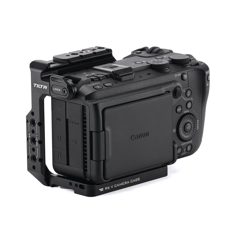 キヤノン EOS R6 V用ハーフカメラケージ (TA-T102-HCC-B) | TILTA