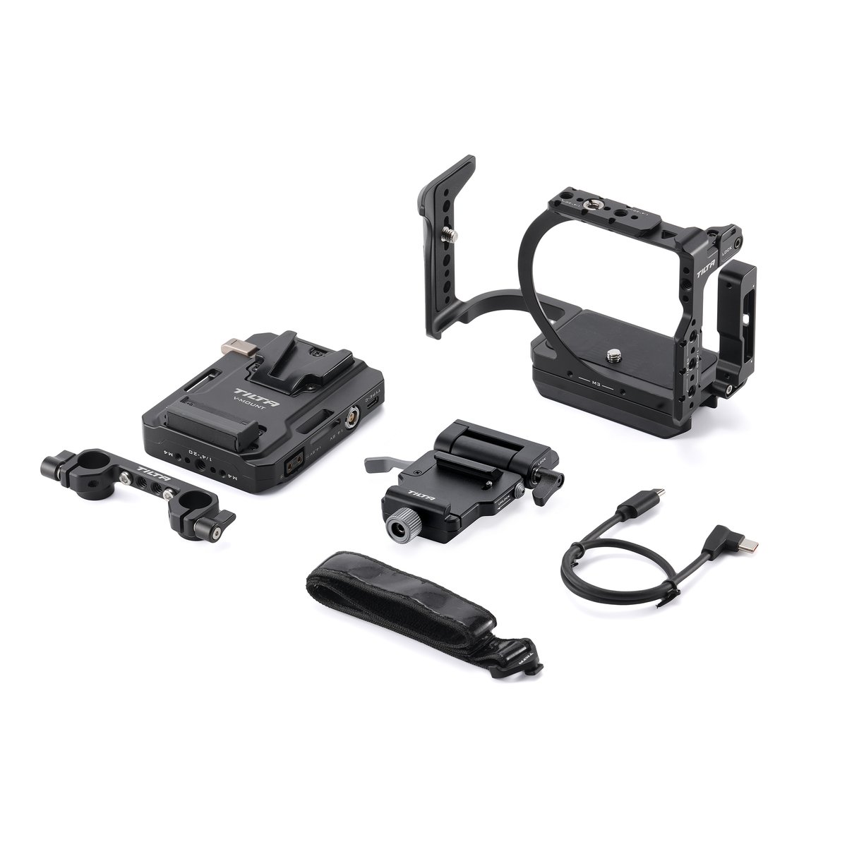【実写確認済整備品】キヤノンVL2ボディー キヤノン EOS R6 V用カメラケージ パワーキット (TA-T102-A-B) [Vマウ