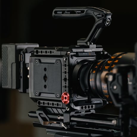 Blackmagic PYXIS 6K/12K用カメラケージ プロキット Vマウント (ES-T21-B-V) Camera Cage for Blackmagic PYXIS 6K Pro Kit