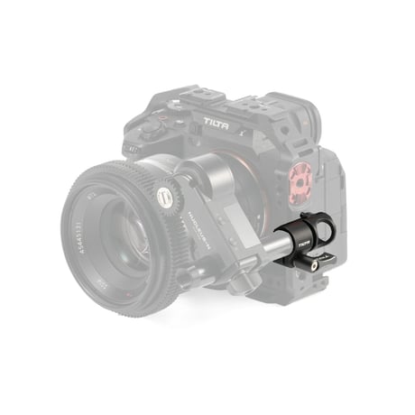 15mm Rod Holder to 1/4"-20 Adapter (Side Mounted) - Black (TA-15RH-1420S-B)位置決めピン付き1/4"-20ネジ サイド