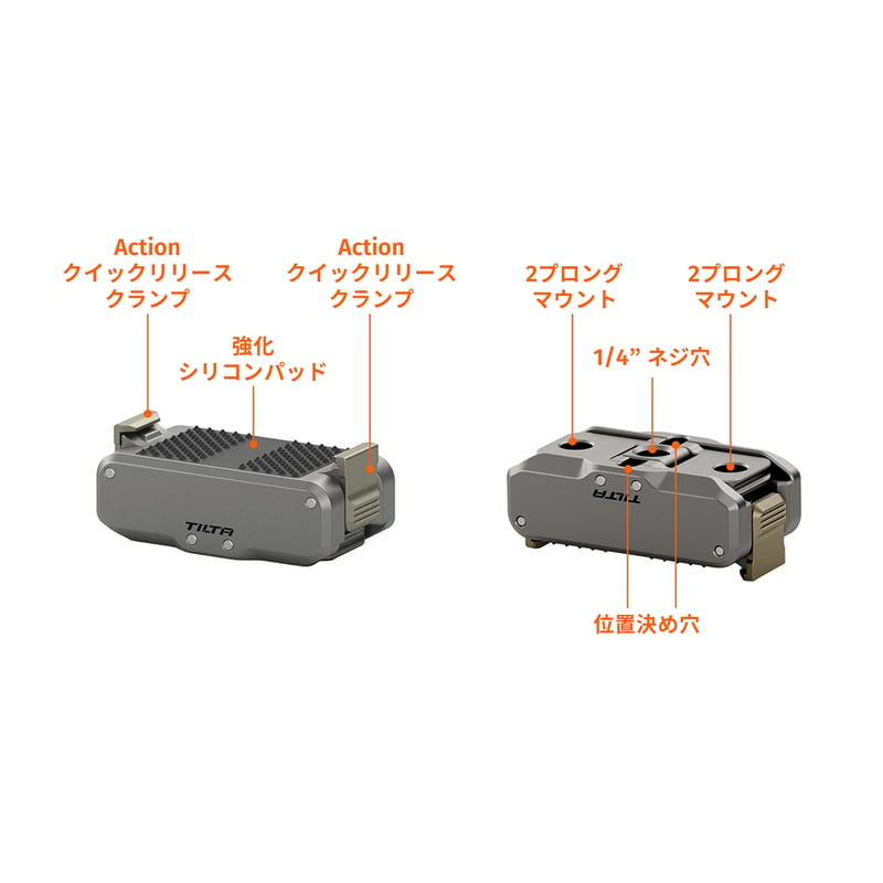 DJI Osmo Action 6用フルカメラケージ Base Kit クイックリリースマウン DJI Osmo Action 6用フルカメラケージ Base Kit クイックリリースマウン