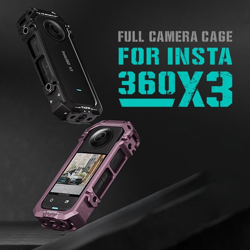 Full Camera Cage for Insta360 X3 (TA-T41-FCC) 3