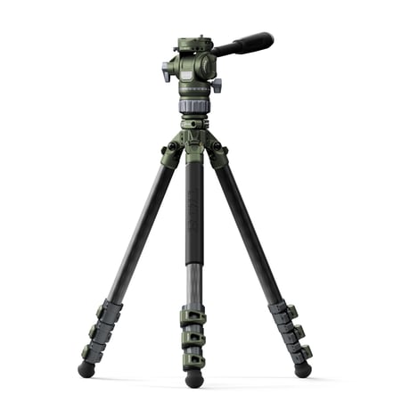 [生産終了] カーボン三脚[VT05] Tilta Travel Video Fluid Head with 3-Stage Carbon Fiber Tripod  Legs (5KG)