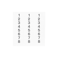Hollyland HL-NS01 タリーシステム用ナンバーステッカー Number Stickers