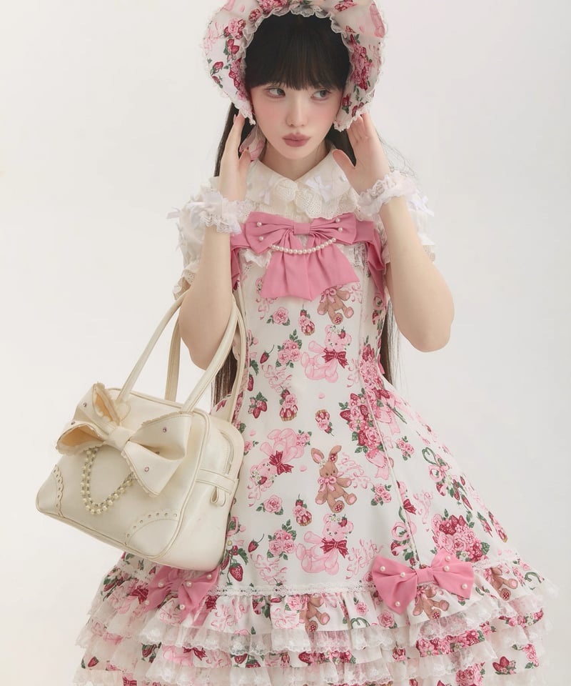 幸せのブーケ」ジャンパースカート 【12/20まで】送料無料！ | GIRLISM