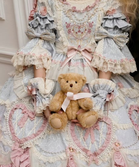 「Vintage Cake」ドレス４点フルセット（サックス） 【2/14まで】送料無料！