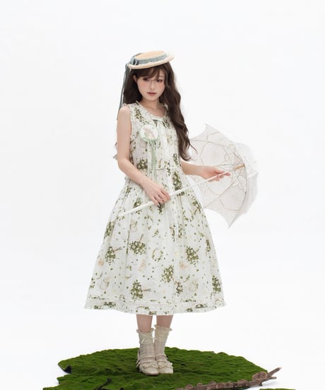 「Clover Rabbit」シンプルジャンパースカート【6/13まで】ロリータ
