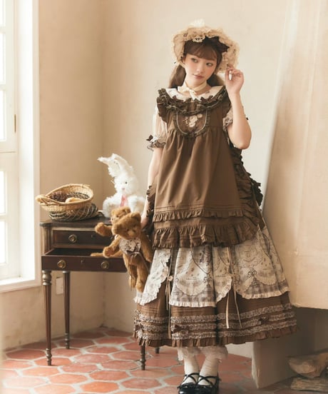 「Rose Town」バラ刺繍エプロン 【2/13まで】送料無料！