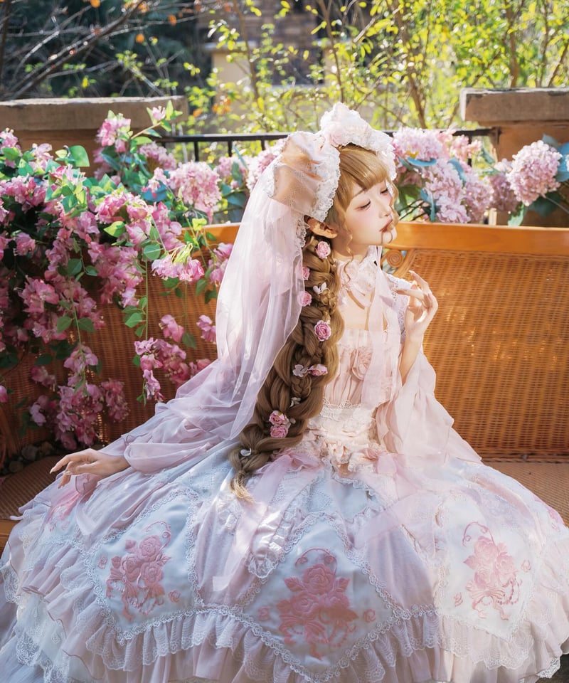 薔薇花傘」ジャンパースカート（ロング）【2/27まで】送料無料！ | GIRLISM