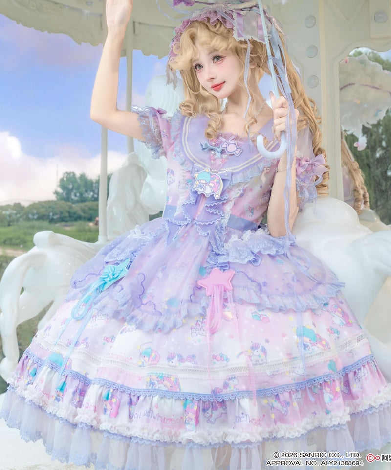 花箱×サンリオ リトルツインスターズ」Starセーラーワンピース【7/20