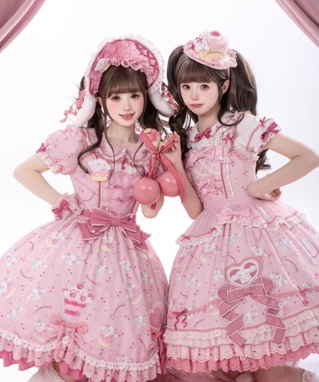 「花箱×サンリオ シナモロール」Cherryワンピース【7/20まで】ロリータ