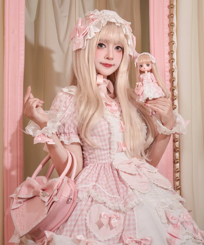 青木美沙子コラボ「ハートコンチェルト」ワンピース＆小物（ピンク