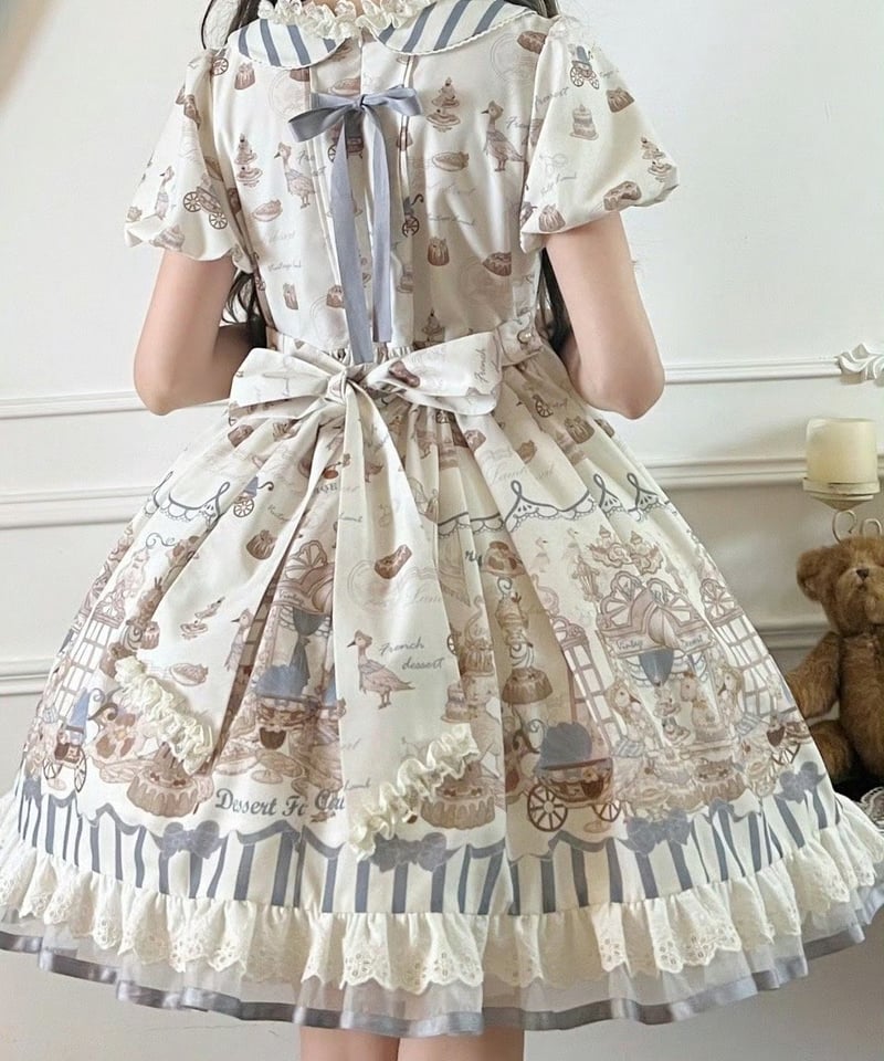骨董菓子屋」ワンピース&ボンネット【10/28まで】送料無料！ | GIRLISM