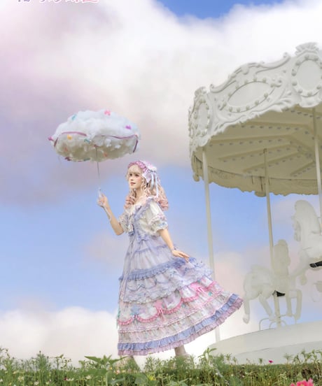 「花箱×サンリオ リトルツインスターズ」Starキャミソール＆スカートセット【7/20まで】ロリータ