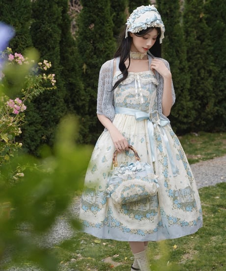 「薔薇花房」ジャンパースカート＆ブラウス【4/16まで】