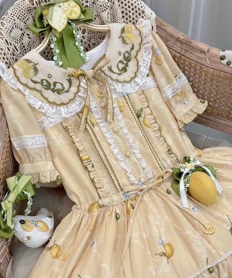 「Blue Bird Lemon」ワンピース 【7/18まで】送料無料！