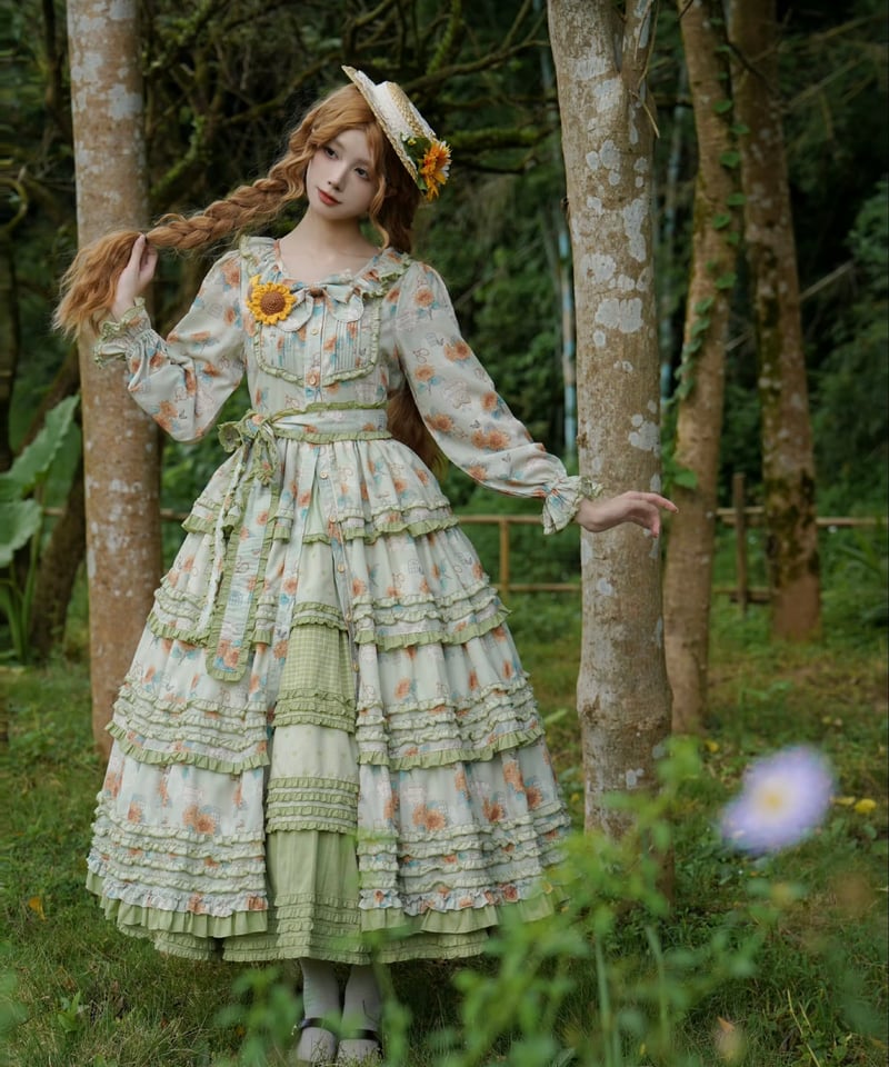 ひまわりの庭」ゴージャスワンピース【10/30まで】送料無料！ | GIRLISM