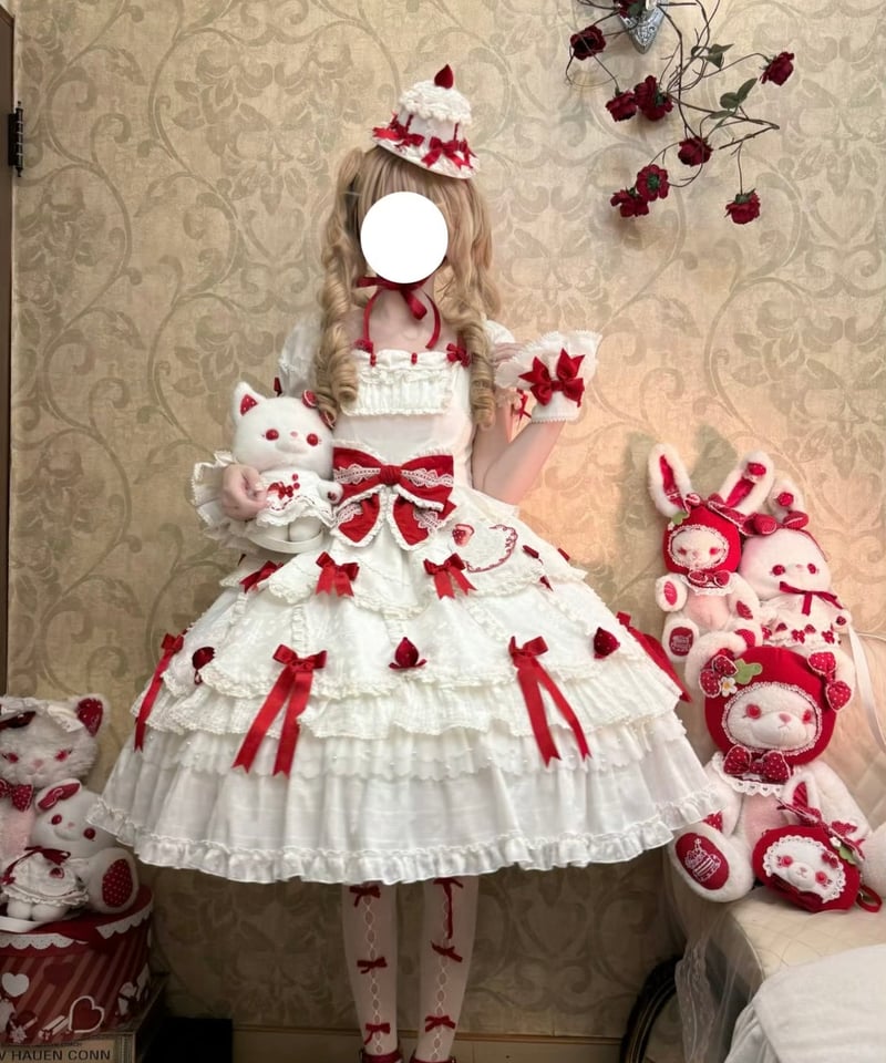 苺カップケーキ」ワンピース＆小物 【7/22まで】送料無料